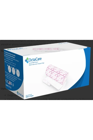 MEDİKALCİM OctaCare Esnek Tıbbi Plaster (Fix) 10 m x 15 cm 1 Adet ürün görseli 1