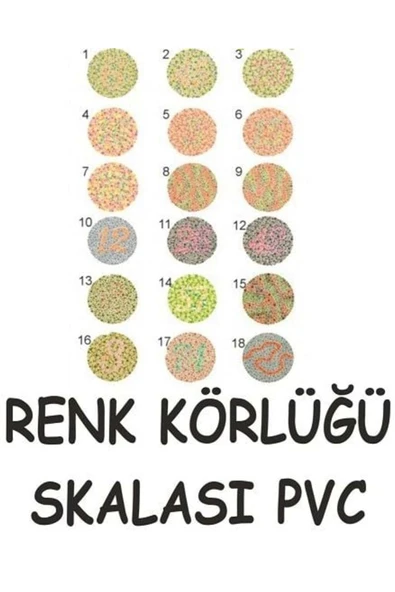 MEDİKALCİM Renk Körlüğü Skalası ürün görseli 1