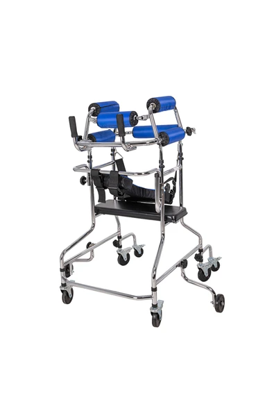 MEDİKALCİM PR-900 Alüminyum Hemiplegia Rollator-Yürüteç ürün görseli 1
