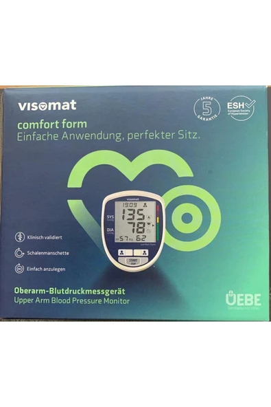 MEDİKALCİM Comfort 20/40 Çift Hafızalı Üst Koldan Ölçme Tansiyon AletiVİSOMAT ürün görseli 1