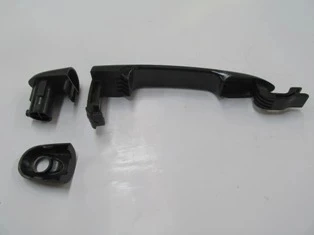 Renault Clio 3 Hatchback 2009-2012 Ön Kapı Dış Açma Kolu Sağ - Sol Aynı (Adet) Siyah (Pütürlü Tip) (Oem No: 7701478188) ürün görseli 1