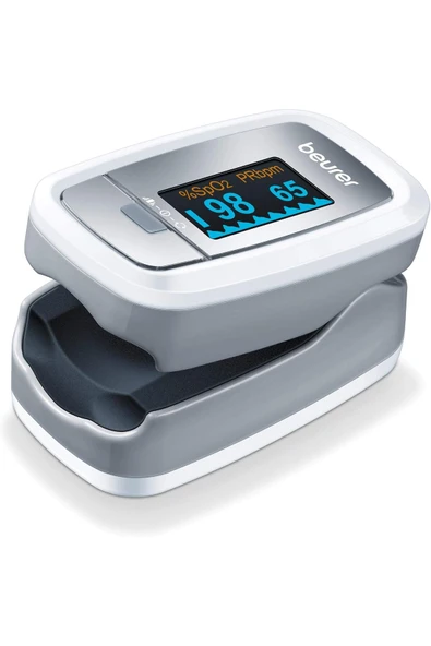 Hepta Collection beurer PO30 Pulse oksimetre (GriBeyaz, der kalp atış hızı belirlemek ve Arter Oksijenasyonu) ürün görseli 1