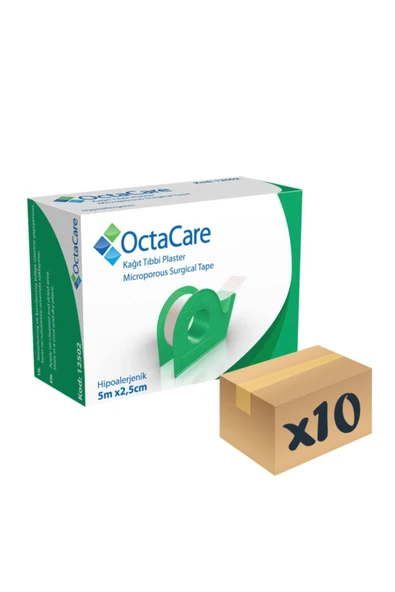 medikaltec Kağıt Tıbbi Plaster 10 Adet 5m X 2,5cm ürün görseli 1