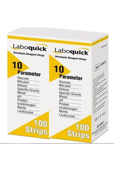 MEDİKALCİM Laboquick İdrar Analiz Stribi ( 10 PARAMETRE-100 Test ) ürün görseli 1
