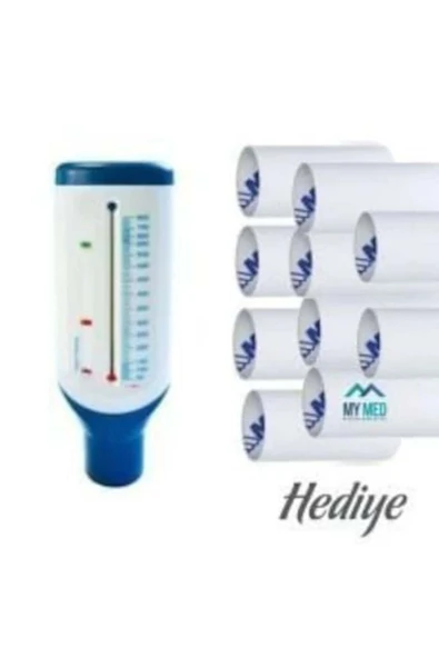 MEDİKALCİM Peakflowmetre Pefmetre 10 Adet Karton Ağızlık Hediye ürün görseli 1