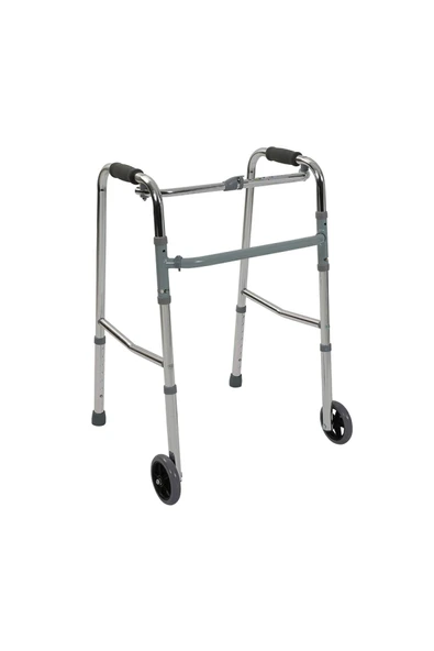 MEDİKALCİM Pr-441 Alüminyum Tekerlekli Walker ürün görseli 1
