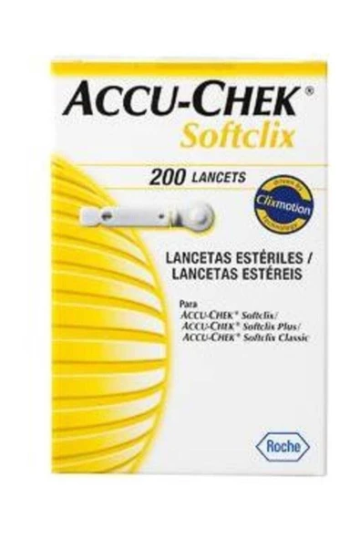 Accu Chek Softclix Lanset 200 İğne Lancets ürün görseli 1