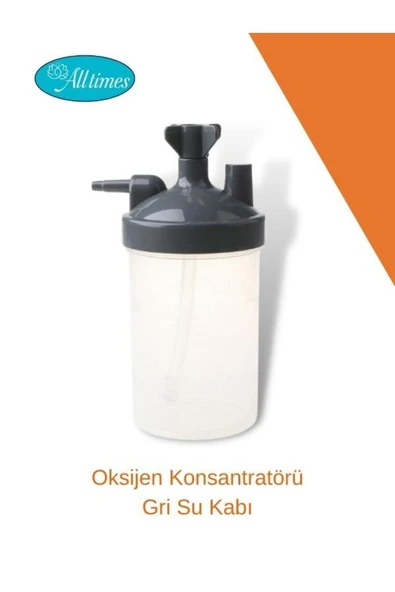 Nikadu Oksijen Konsantratörü Su Kabı Gri ürün görseli 1
