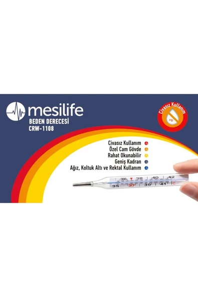 MEDİKALCİM Mesilife – CRW1108 Civa İçermeyen Ateş Ölçer ürün görseli 1