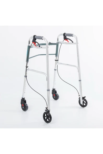 Comfort Plus TEKERLEKLİ ALÜMİNYUM WOLKER - Resim 2