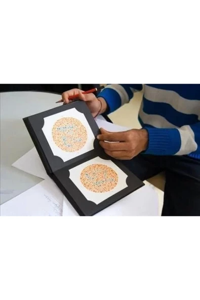 WE CHEM Renk Körlüğü Test Kitabı Göz eşeli renk kitap ürün görseli 1