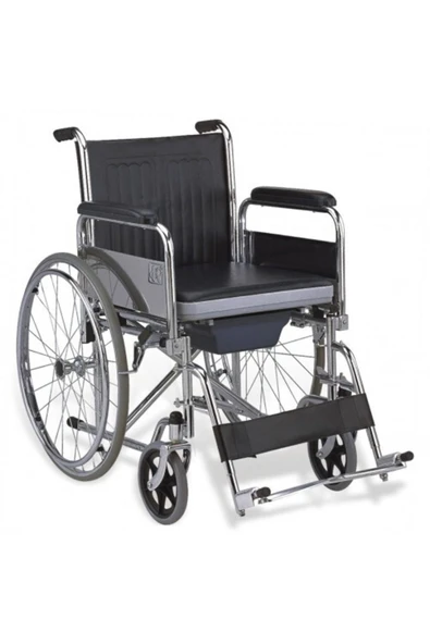 MEDİKALCİM Commode Wheelchair - Wc Ap. Tekerlekli Sandalye ürün görseli 1