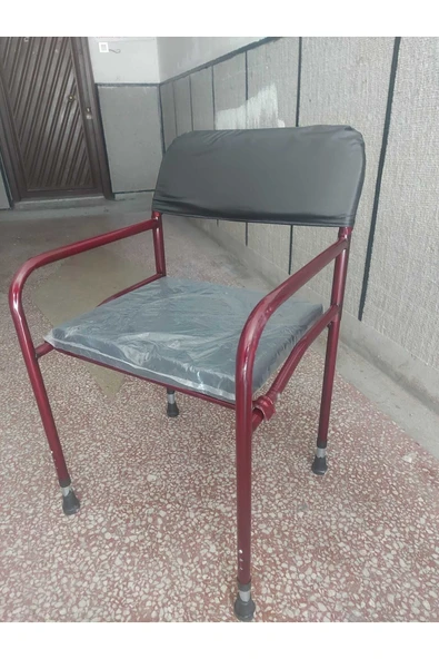 MEDİKALCİM Tuvalet Sandalyesi Katlanır Derili ürün görseli 1