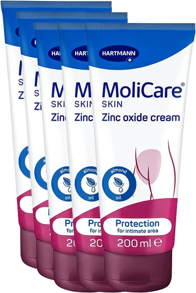Hartmann Molicare Skin Koruyucu Krem Çinkolu 5'li Set 200 ml ürün görseli 1