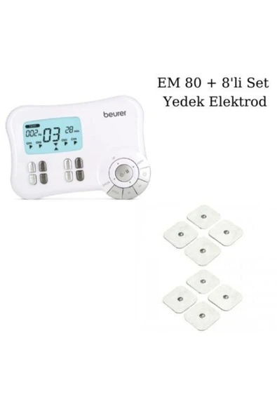 Beurer Em 80 Kaslar Için Terapi Masaj Ems Cihazı Ve 8'li Set Yedek Elektrodlar ürün görseli 1