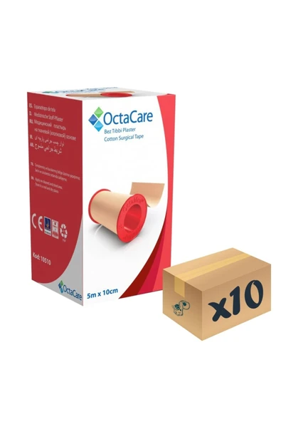 Octacare Bez Tıbbi Plaster 5m X 10cm - 10 Adet ürün görseli 1