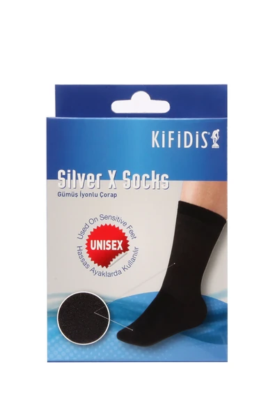 Kifidis Silver-x Socks (GÜMÜŞ İYONLU ÇORAP) ürün görseli 1