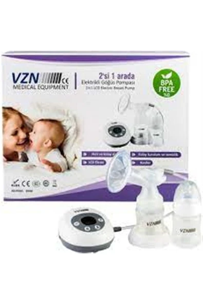 VZN medical equipment Vzn Tekli Elektrikli Göğüs Süt Sağma Pompası Çift Biberon ürün görseli 1