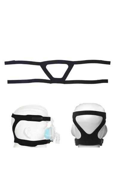 MEDİFARMA Cpap- Bpap Maskesi Kafa Bandı Siyah M-001 ürün görseli 1