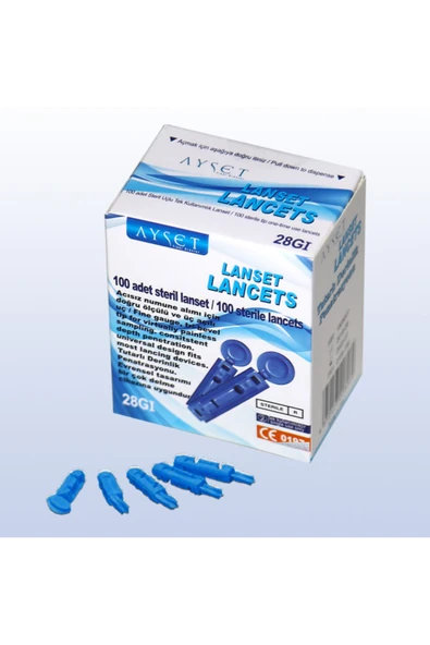 Ayset Şeker Ölçmek Için Deilici Lanset 30 G 500 Adet 5 Paket ürün görseli 1
