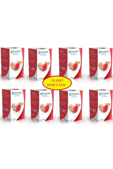 Octamed Octacare Bez Tıbbi Flaster 5m x 10cm 10 Adet ürün görseli 1