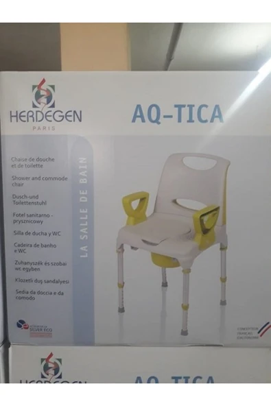MEDİKALCİM Hasta Duş Sandalyesi Herdegen Yüksekliği Ayarlanabilir 540350 ürün görseli 1