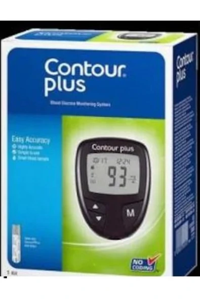MEDİKALCİM Kan Şekeri Glukoz Ölçüm Cihazı Contour Plus ürün görseli 1