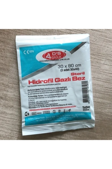 medikaltec Steril Hidrofil Gazlı Bez 30 x 80 cm 500 Adet ürün görseli 1