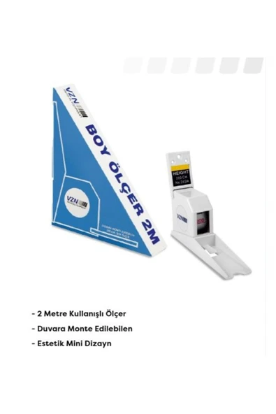 MEDİKALCİM Duvara Monte Boy Ölçer 2 Metre - Resim 2