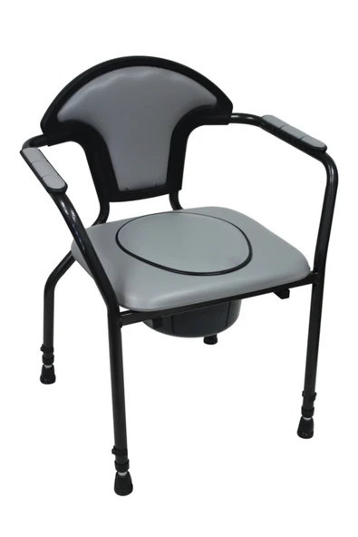 Herdegen 30102 Open Klozetli Sandalye Boy Ayarlı Gri Renk ürün görseli 1