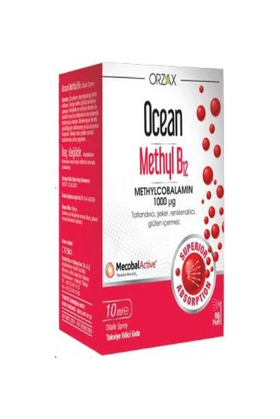 Ocean Methyl B12 Sprey 500 Mcg 5 Ml ürün görseli 1