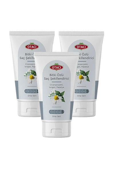 Bitkisel Saç Şekillendirici Orta Sert 150ml X 3 Adet ürün görseli 1