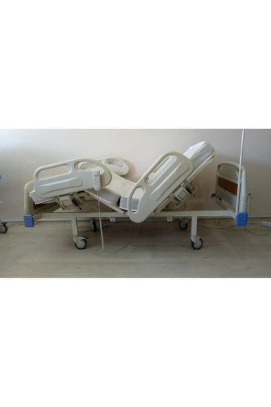 MEDİKALCİM 2 Motorlu Full ABS Hasta Karyolası + 4 Parçalı Yatak ürün görseli 1