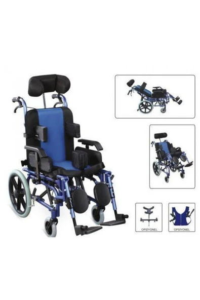 MEDİKALCİM Alüminyum Tekerlekli Sandalye KY958LCA 36 Cm ürün görseli 1