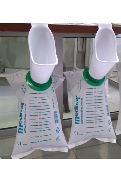 Medbar Valfli Idrar Torbası Tek Kullanımlık Ördek 50 Adet ürün görseli 1