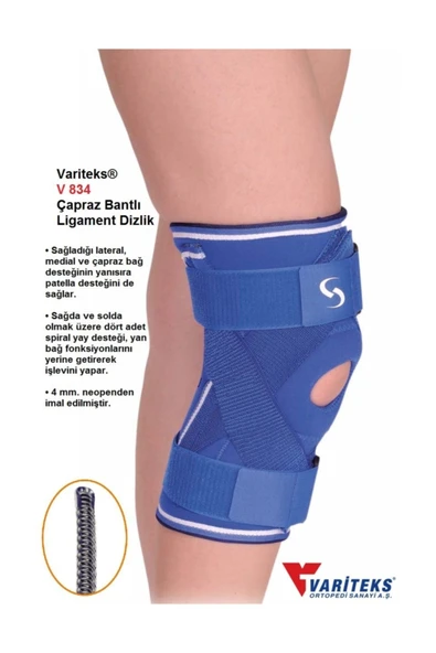 Variteks Çapraz Bantlı Ligament Dizlik V 834 - Resim 2