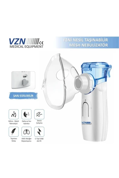VZN Yeni Nesil Taşınabilir Mesh Nebülizatör Ys35 ürün görseli 1