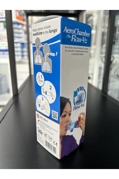Aerochamber Plus Flow - Vu Mavi Ağızlıklı +5 - Resim 3