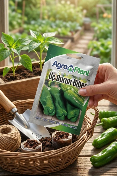 Agro Plant Üç Burun Biber Tohumu 25 gr ürün görseli 1