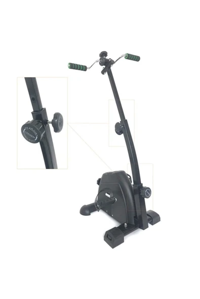 MAXİ Çift Pedallı Ekranlı Egzersiz Bisikleti - Resim 2
