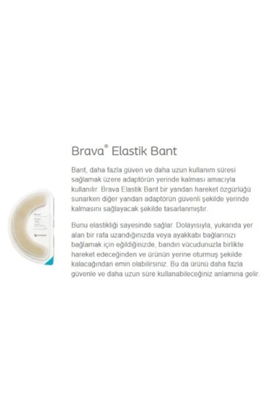 Coloplast Brava® Elastik C Bant (ay Bant) 20'li Pk - Resim 3