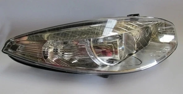 Renault Fluence 2009-2016 Far Lambası Sağ Elektrikli - Motorlu 5 Fiş (Mercekli)(Nikelajlı) H7-H7 Ayfar (Adet) (Oem No:26 ürün görseli 1