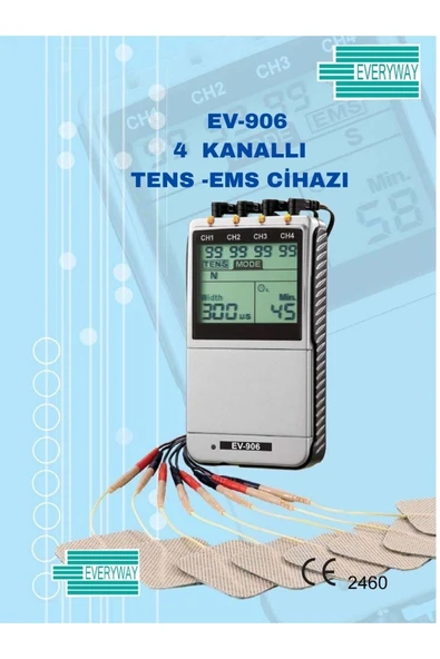 YILDIRIM EGZERSİZ Everyway Ev-906 Dijital Portatif Ems Tens Cihazı Grup Ürünüdür ürün görseli 1