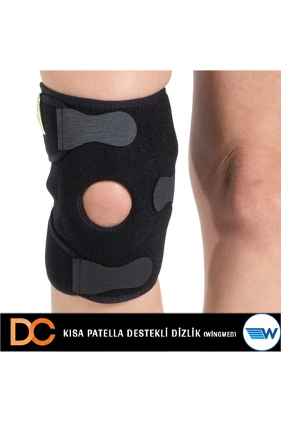 Wingmed Kısa Patella Destekli Dizlik (diz Ağrıları, Spor Aktiviteleri, Eklem Içi Sıvı Artışı) ürün görseli 1
