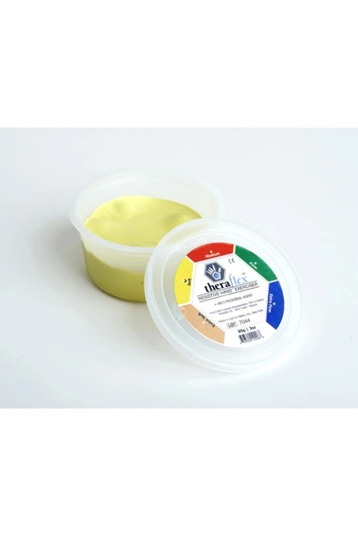 MSD Sarı Renk Hafif El Egzersiz Hamuru 85 Gr, Esneklik ve Güç Artırıcı Renkli Hamur ürün görseli 1