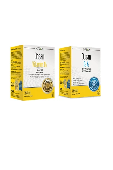 Ocean Çocuklar Ve Yetişkinler Için D3 Vitamini Sprey 20 ml d3 K2 Vitamin Damla 20 ml ürün görseli 1