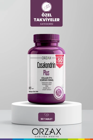 Orzax Cosakondrin Plus 90 Tablet ürün görseli 1