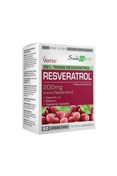 Resveratrol 60 Kapsül ürün görseli 1