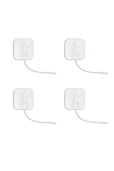 5x5 cm kablolu TENS elektrot pedleri 10 paket 40 adet ürün görseli 1