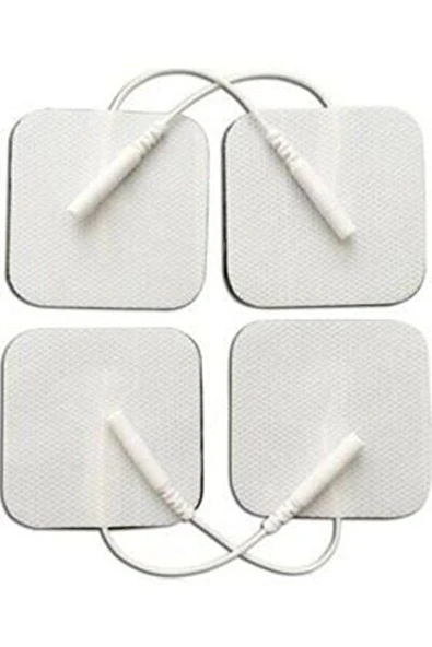 Kablolu / Soketli Elektrot 5*5 Cm Ems Tens Cihazı Pin Girişli Elektrod , 5 Paket = 20 Adet ürün görseli 1